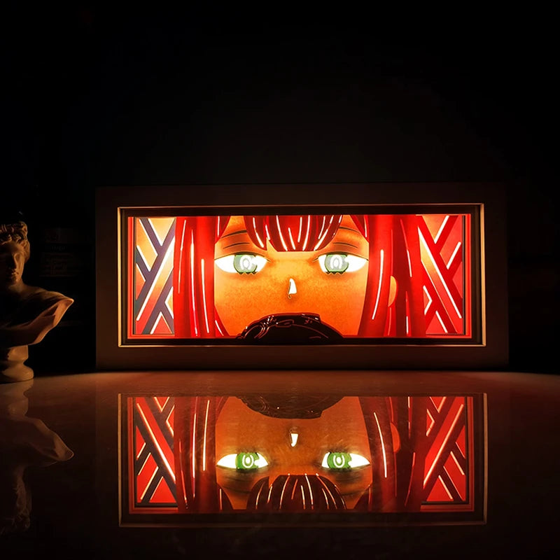 Anime Paper-Cut Light Box | Remote Control Color Night Light Lamps & Night Lights - The Eezee Shop