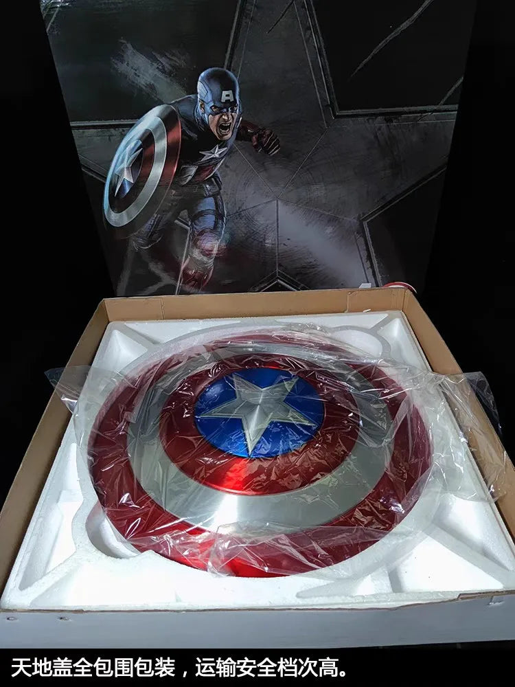 Captain America 60cm Metal Shield | Premium Cosplay Replica Cosplay Props - The Eezee Shop