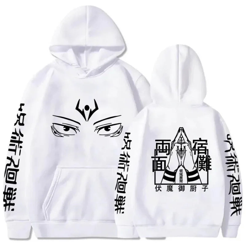 Anime Graphic Fleece Hoodie | Unisex Hip Hop Sweatshirt Hoodies & Sweatshirts - The Eezee Shop