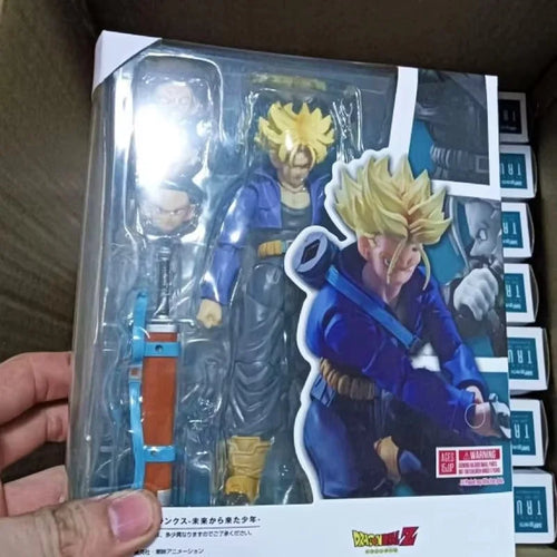 Dragon Ball Z SHF Super Saiyan Trunks Action Figure Anime Figure - The Eezee Shop