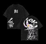 One Piece Loki Washed T-Shirt | Vintage Cotton Anime Tee Graphic Tees - The Eezee Shop