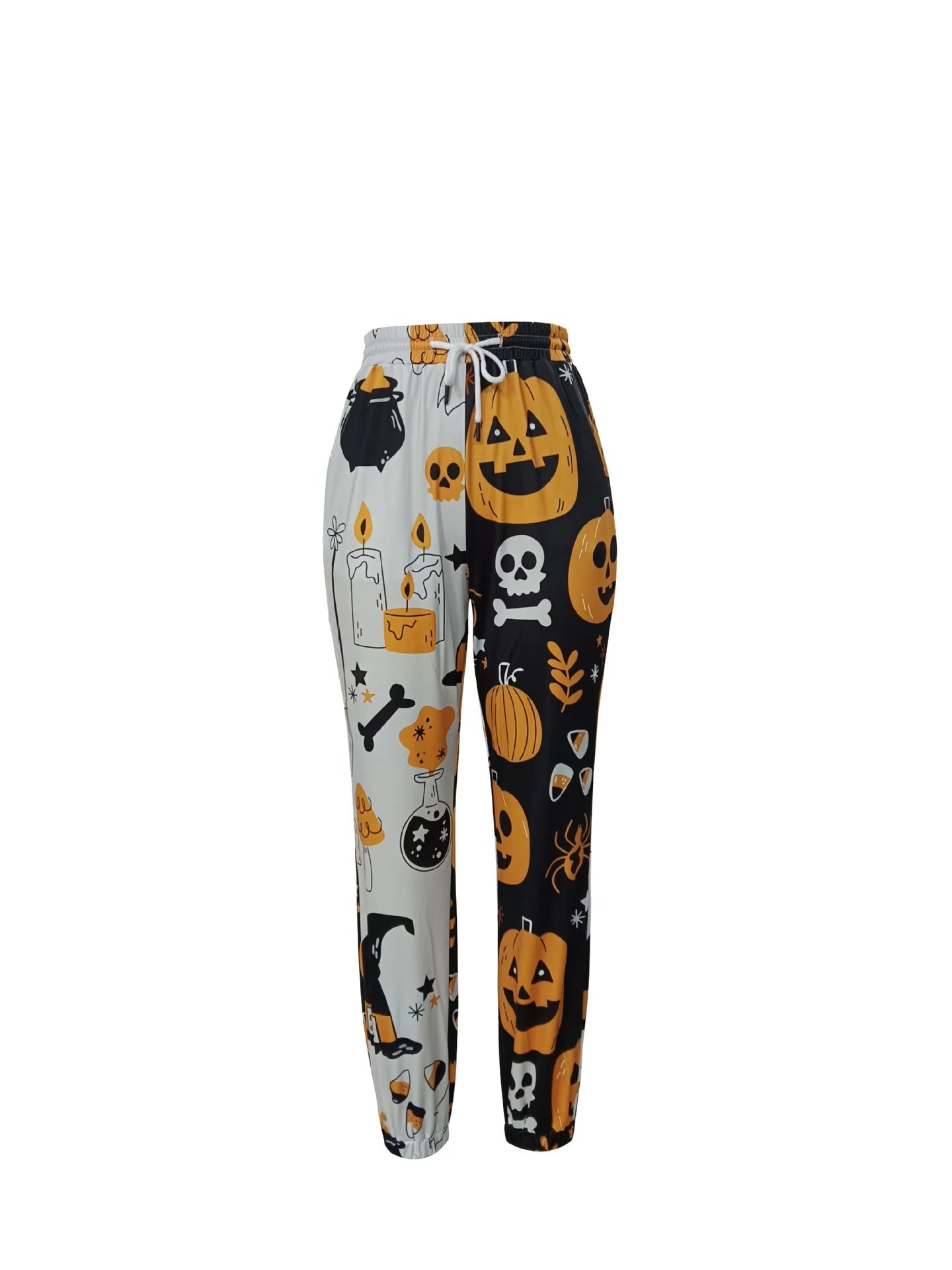 Women's Halloween Print Sweatpants | Loose Wide-Leg Pants Joggers & Pants - The Eezee Shop