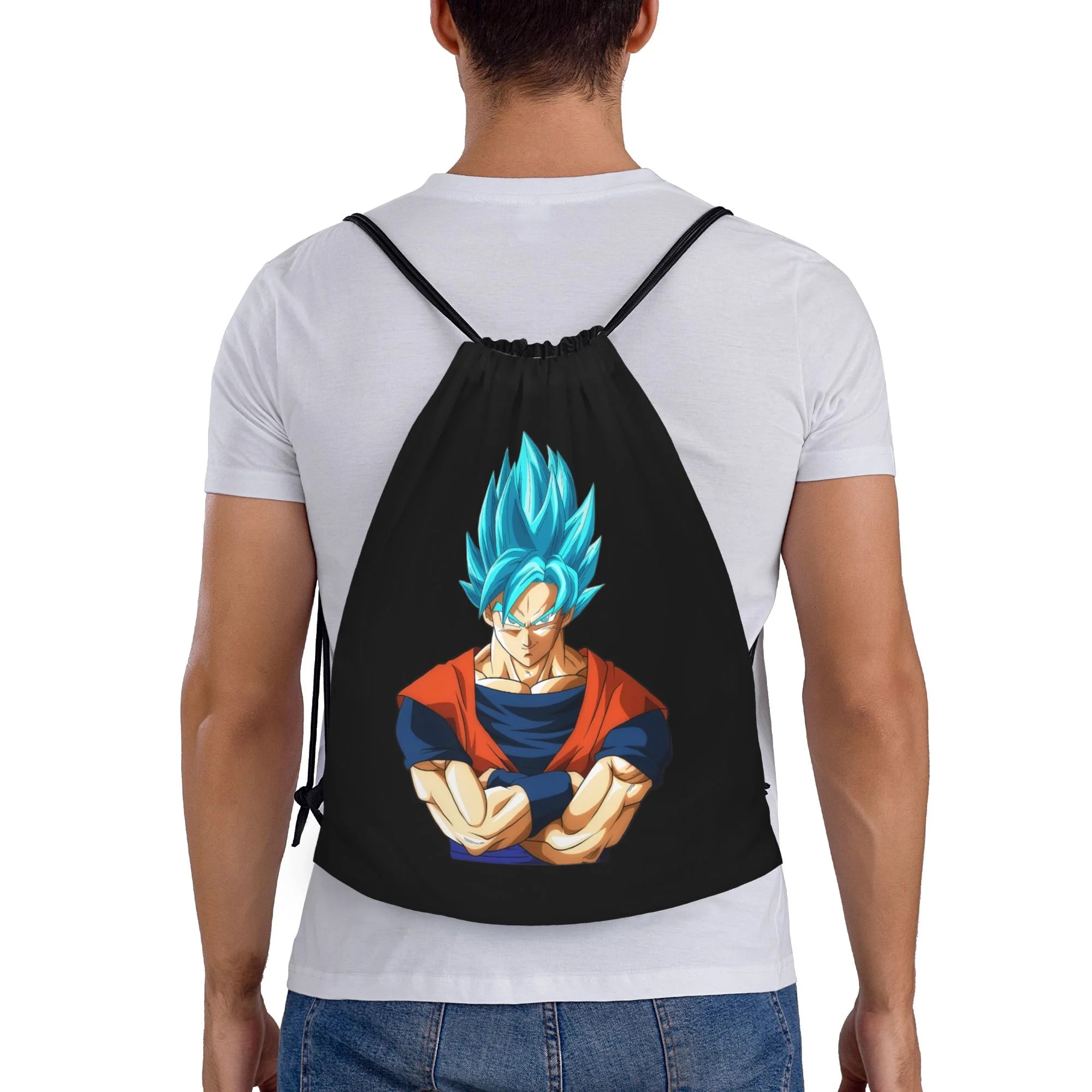 Dragon Ball Drawstring Bag | Waterproof Goku & Vegeta Gym Sack Bags - The Eezee Shop