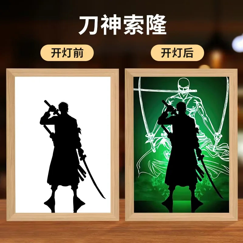 Zoro & Nezuko Plug-In Night Light | Dimmable Anime Lamp Lamps & Night Lights - The Eezee Shop