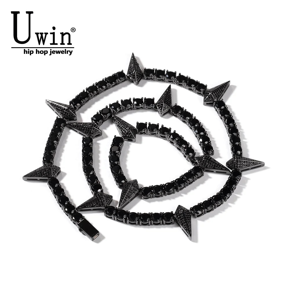 Black Panther Tennis Chain Necklace | Iced Out 5mm CZ Chain Jewelry - The Eezee Shop