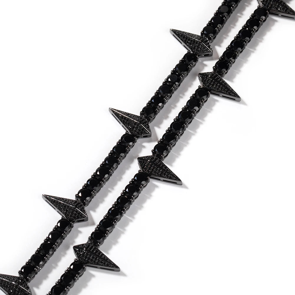 Black Panther Tennis Chain Necklace | Iced Out 5mm CZ Chain Jewelry - The Eezee Shop