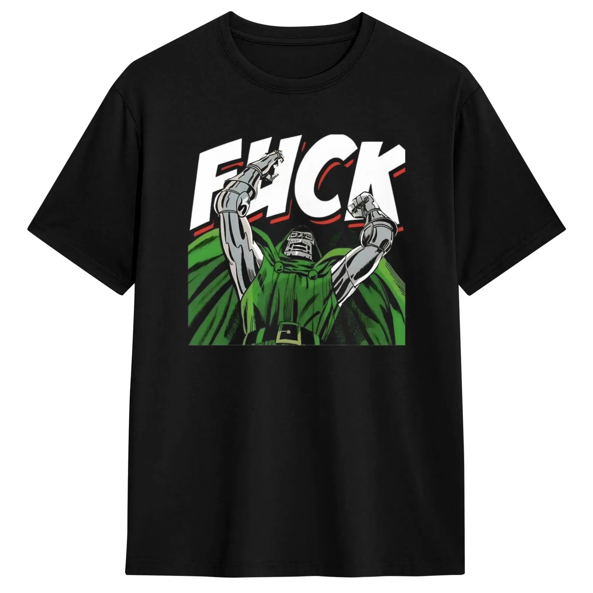 Doctor Doom Oversized Streetwear T-Shirt | Harajuku Graphic Tee Graphic Tees - The Eezee Shop