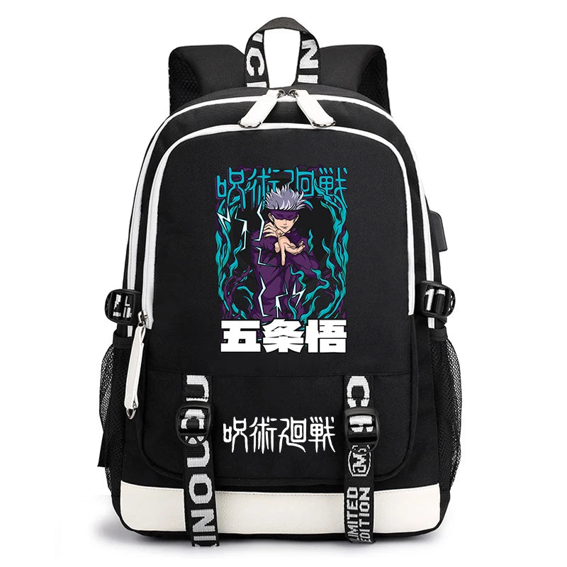 Jujutsu Kaisen Student Backpack | Lightweight Anime Daypack Backpacks - The Eezee Shop