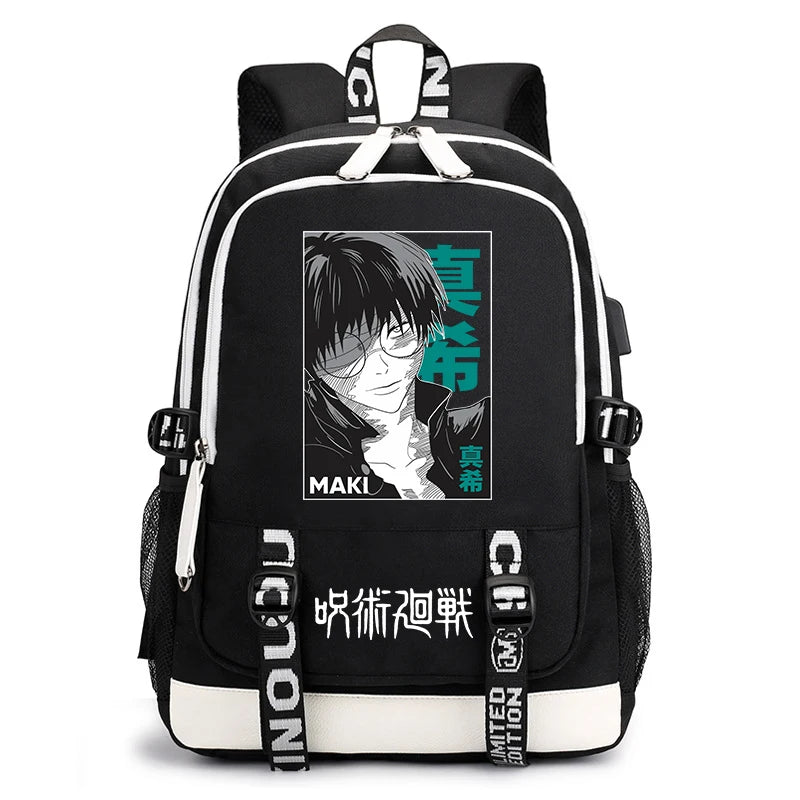 Jujutsu Kaisen Bookbag | Lightweight Casual School Backpack Backpacks - The Eezee Shop