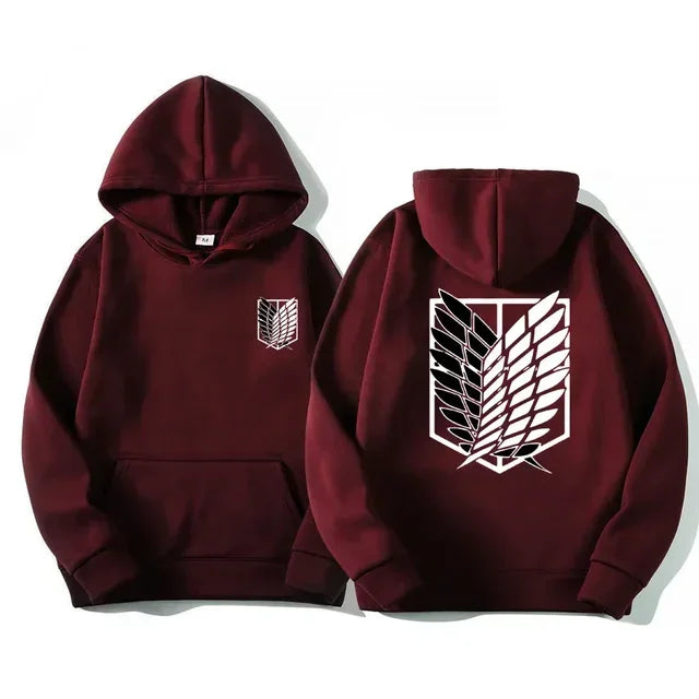 Attack on Titan Pullover Hoodie | Spring & Autumn Sweatshirt Hoodies & Sweatshirts - The Eezee Shop
