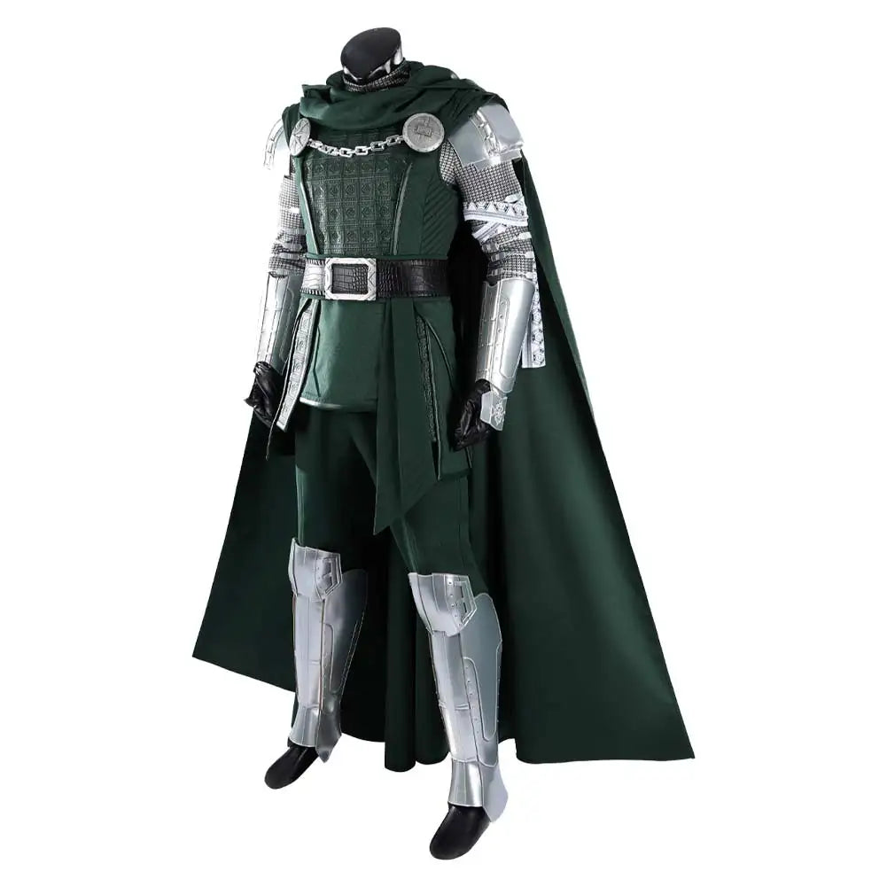 Doctor Doom Hooded Cloak Costume | Coat, Pants & Cape Full Set Cosplay Costumes - The Eezee Shop