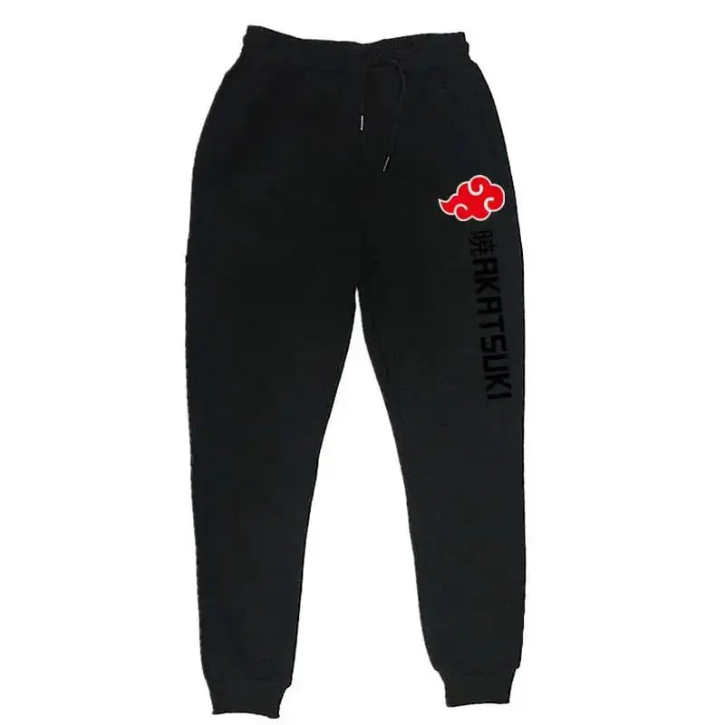 Akatsuki Fleece Jogging Pants | Naruto Hip Hop Sweatpants Joggers & Pants - The Eezee Shop