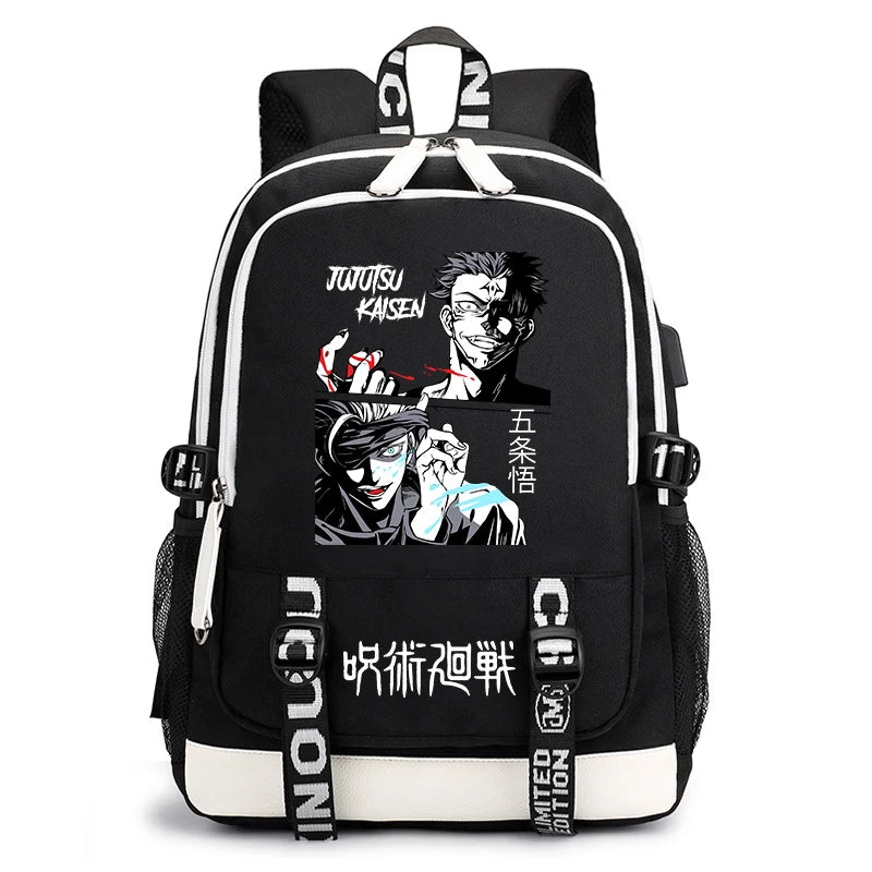 Jujutsu Kaisen Student Backpack | Lightweight Anime Daypack Backpacks - The Eezee Shop