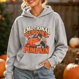 Emotional Support Pumpkin Hoodie | Women's Halloween Sweatshirt Hoodies & Sweatshirts - The Eezee Shop