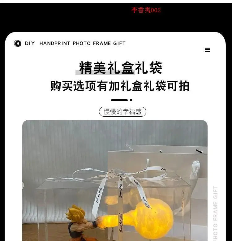 Goku Kamehameha LED Lamp | Rechargeable USB-C Night Light Lamps & Night Lights - The Eezee Shop