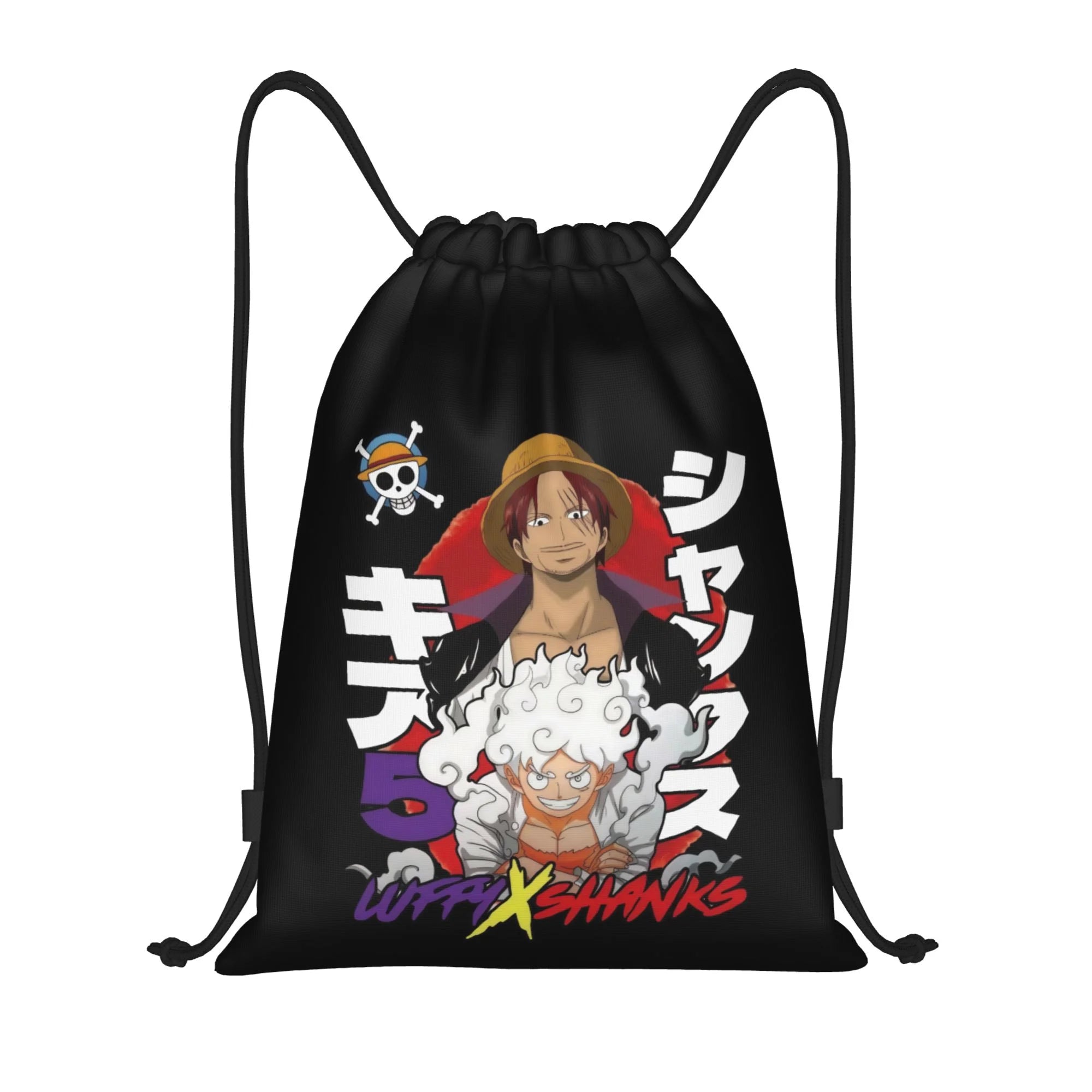One Piece Drawstring Bag | Waterproof Luffy & Zoro Gym Sack Bags - The Eezee Shop
