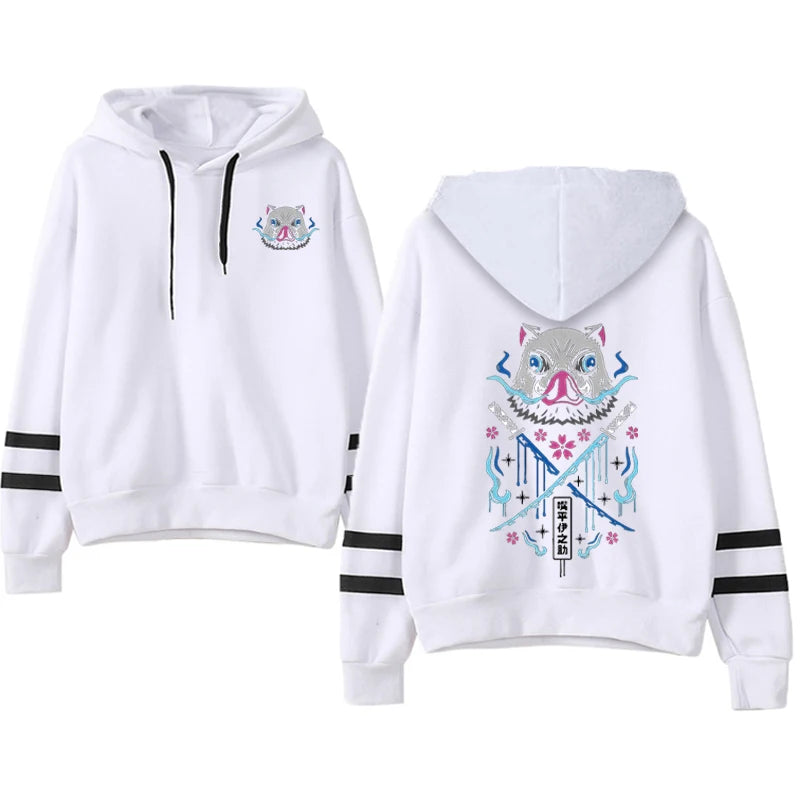 Inosuke Hoodie | Demon Slayer Kawaii Manga Pullover Hoodies & Sweatshirts - The Eezee Shop