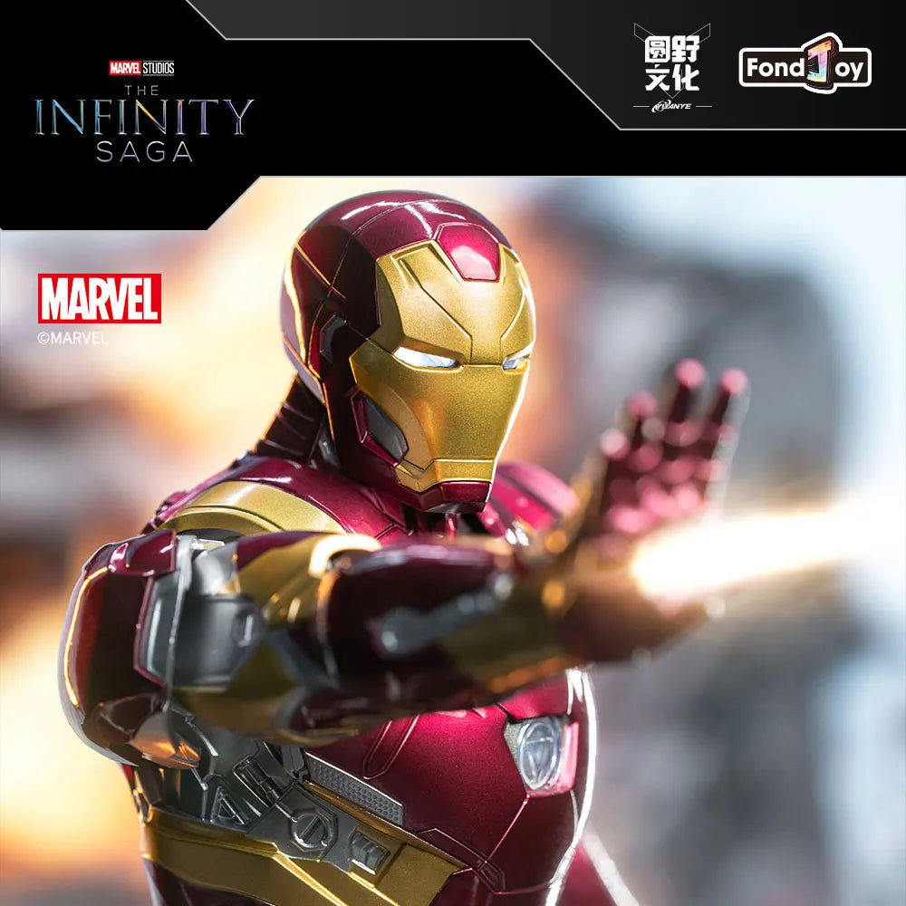 Iron Man MK46 Assembly Model | Light-Up Reactor Desktop Figure Collectible Figures - The Eezee Shop