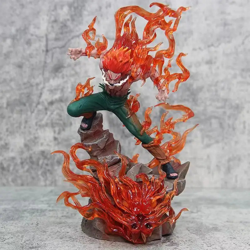 Naruto Shippuden Might Guy Action Figure 26cm Shinobi Collectible Statue Anime Figure - The Eezee Shop