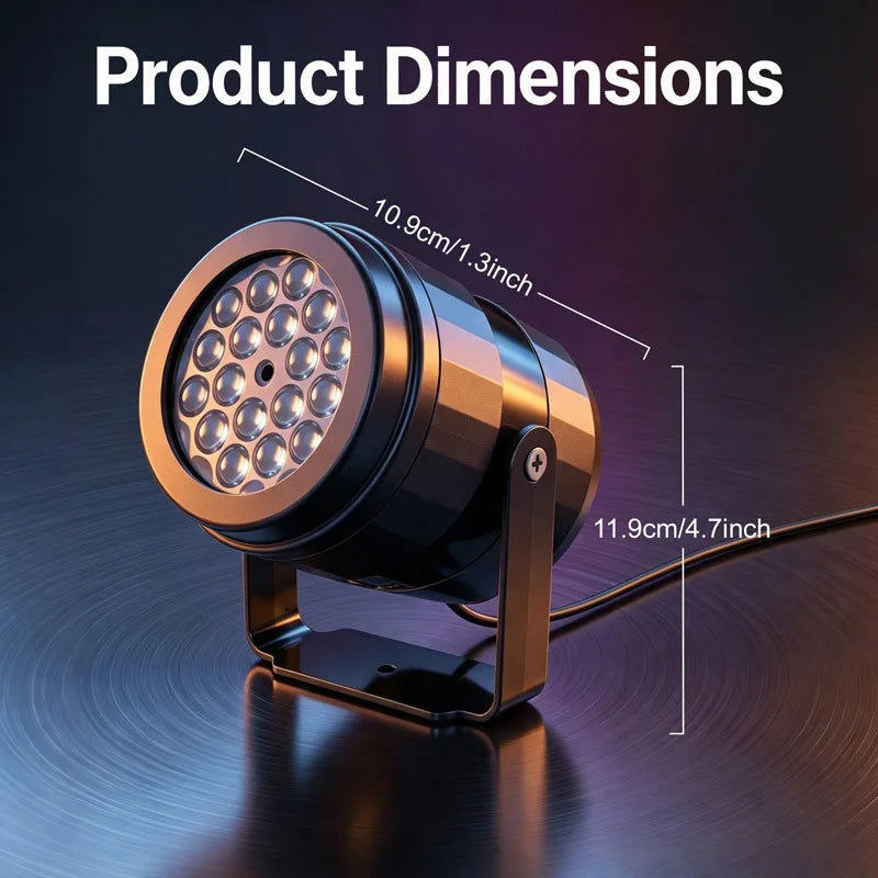 Rotating Halloween Projector Light | 16 Pattern USB Lamp Halloween Lights - The Eezee Shop