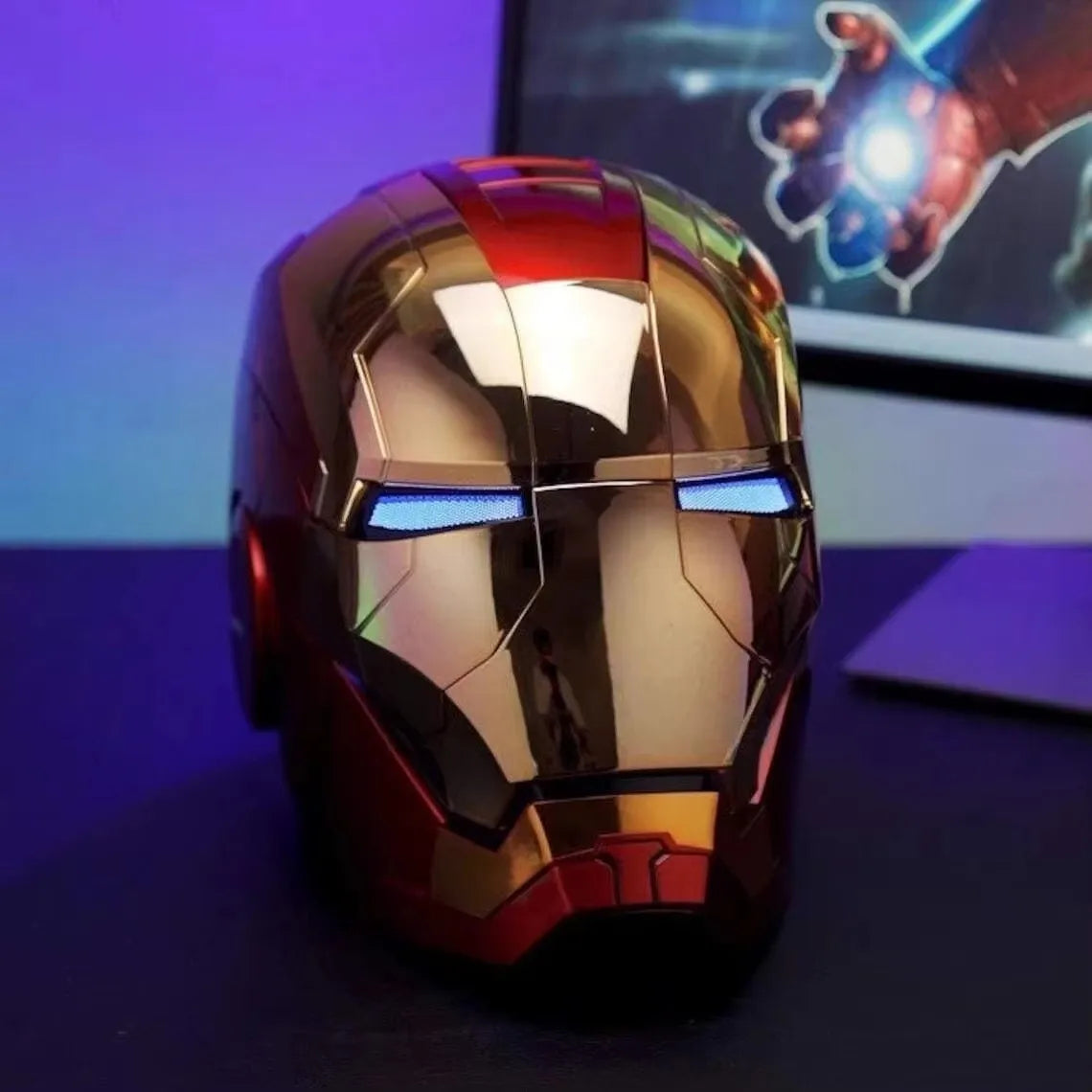 Iron Man Electric Helmet | 1:1 Auto Open & Close Wearable Mask Cosplay Masks & Helmets - The Eezee Shop