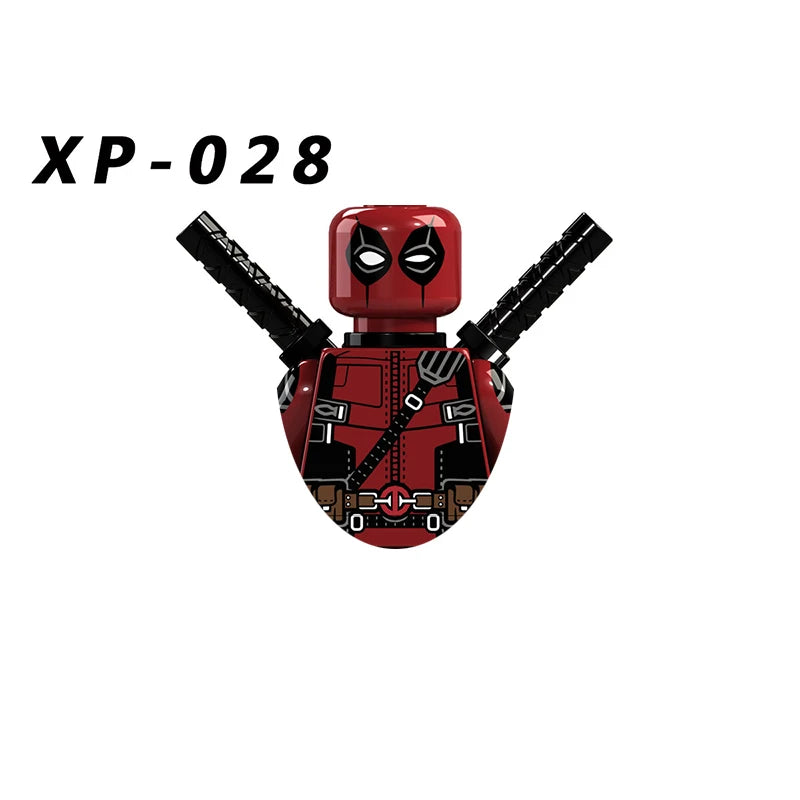 Deadpool Mini Building Block Figures | DIY Brick Toy Set Building Block Sets - The Eezee Shop