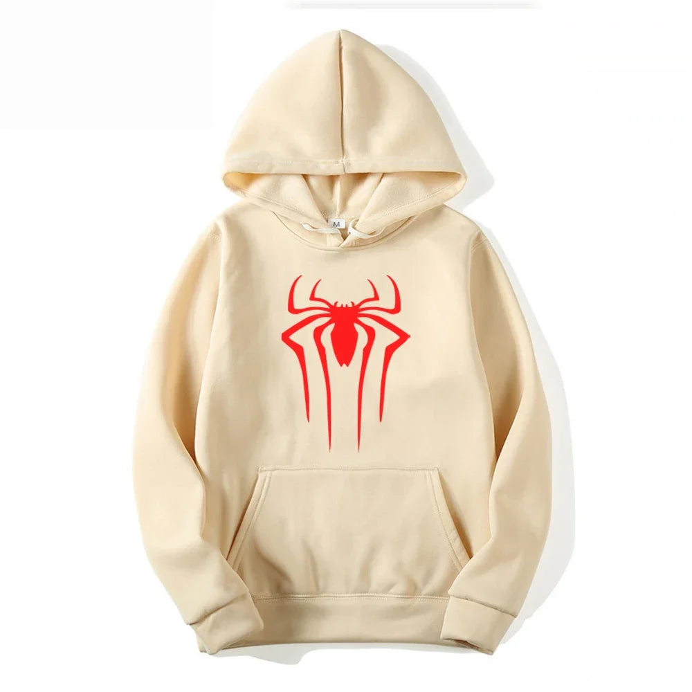 Spider Pattern Hoodie | Unisex Trendy Printed Pullover Hoodies & Sweatshirts - The Eezee Shop