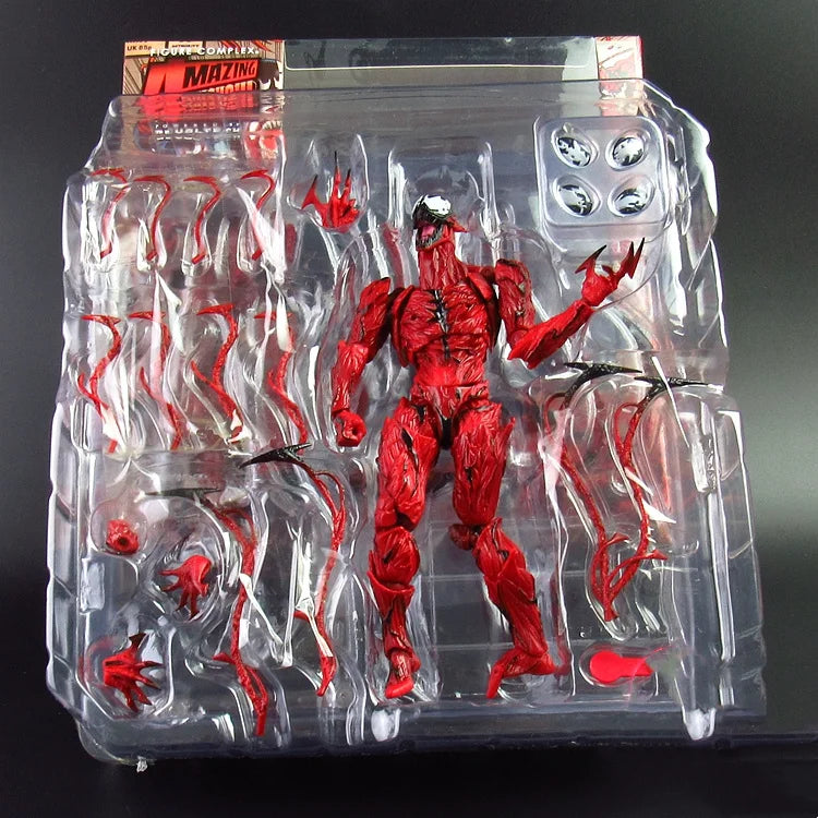 Carnage Articulated Action Figure | Venom Spider-Man Collectible Collectible Figures - The Eezee Shop