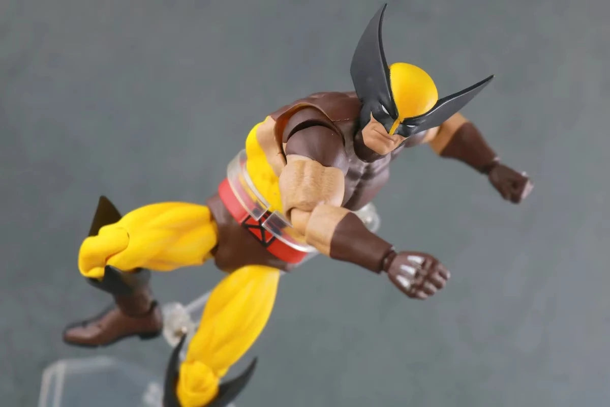 Wolverine Brown Comic Figure | Articulated X-Men Collectible Collectible Figures - The Eezee Shop