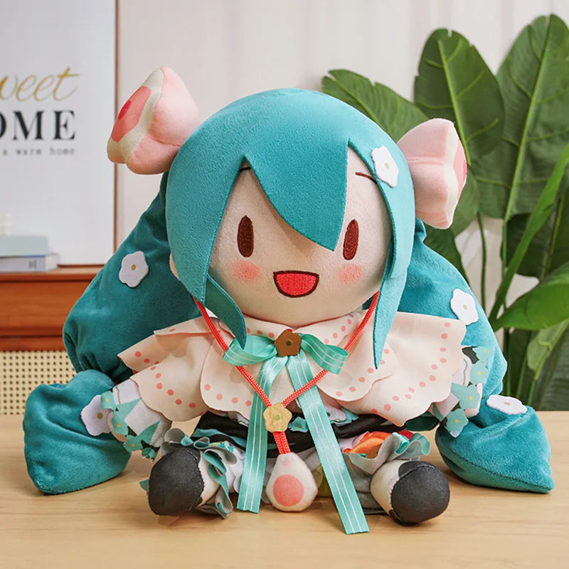 New Original Anime Sega Vocaloid Hatsune Miku Plush Toys Flower Miku Fufu 32\50cm Cartoon Collection Girl Boys Gifts Toys