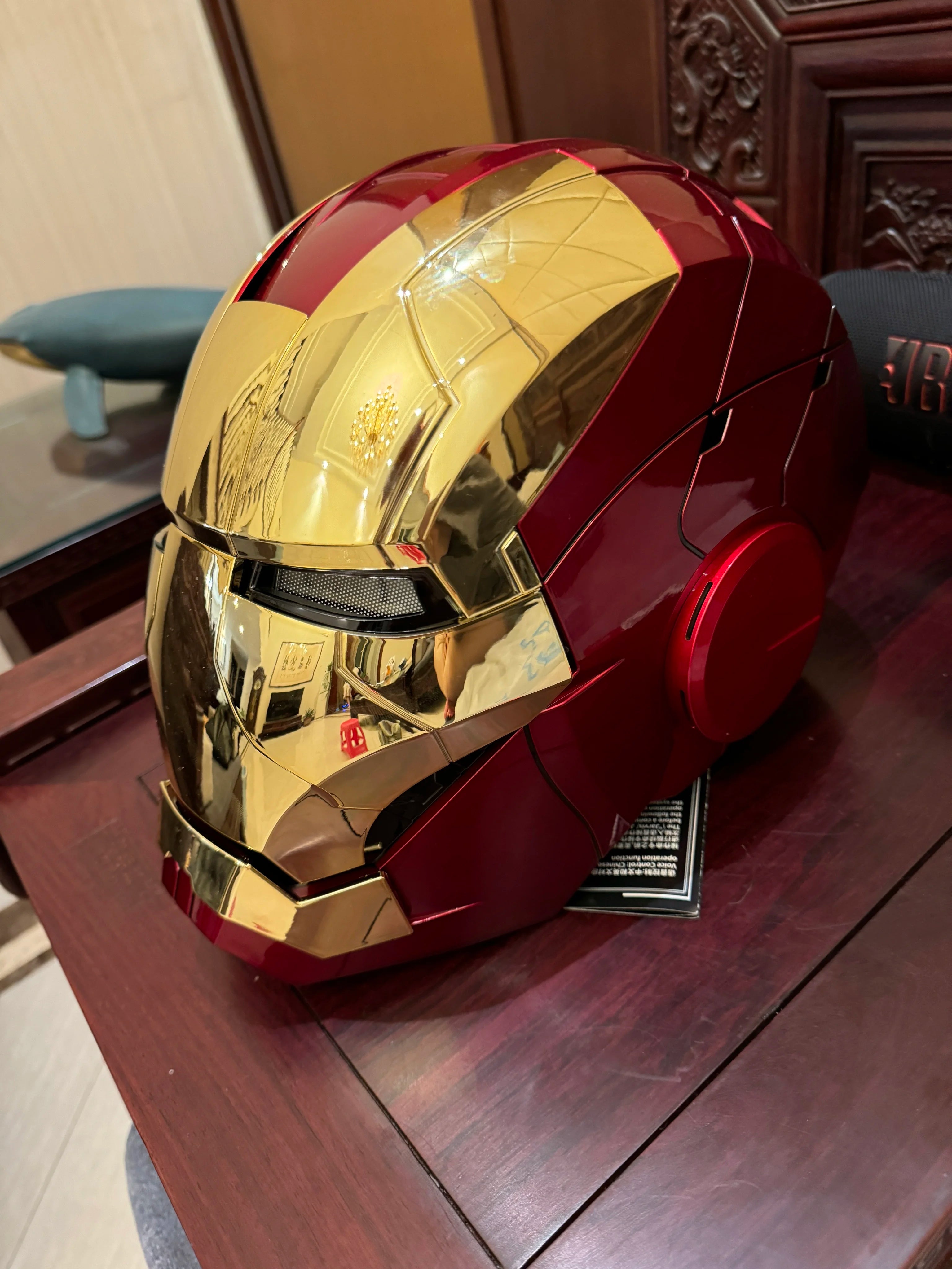 Iron Man Mk5 Wearable Helmet | 1:1 Voice-Activated Electric Mask Cosplay Masks & Helmets - The Eezee Shop