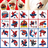 Spider-Man Temporary Tattoos | 20-Sheet Kids Party Stickers Temporary Tattoos - The Eezee Shop