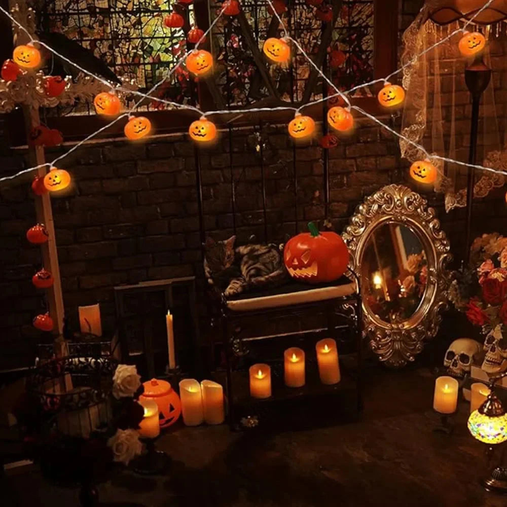 Pumpkin Fairy String Lights | Waterproof Battery Halloween Lights Halloween Lights - The Eezee Shop