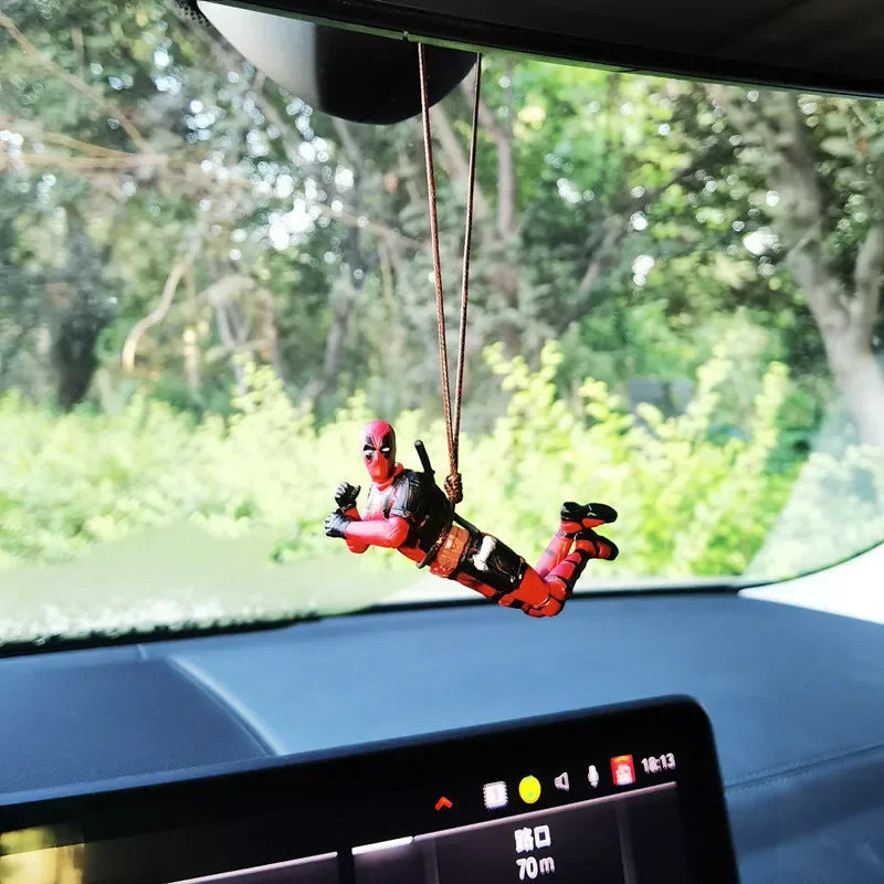 Sitting Deadpool Car Figure | Mini Interior Pendant Decor Car Accessories - The Eezee Shop