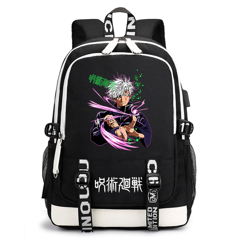Jujutsu Kaisen Student Backpack | Lightweight Anime Daypack Backpacks - The Eezee Shop