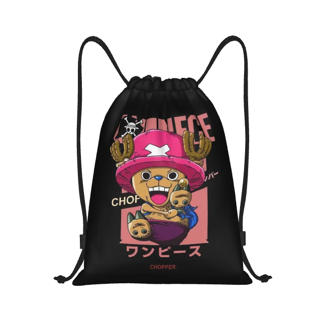 One Piece Drawstring Bag | Waterproof Luffy & Zoro Gym Sack Bags - The Eezee Shop