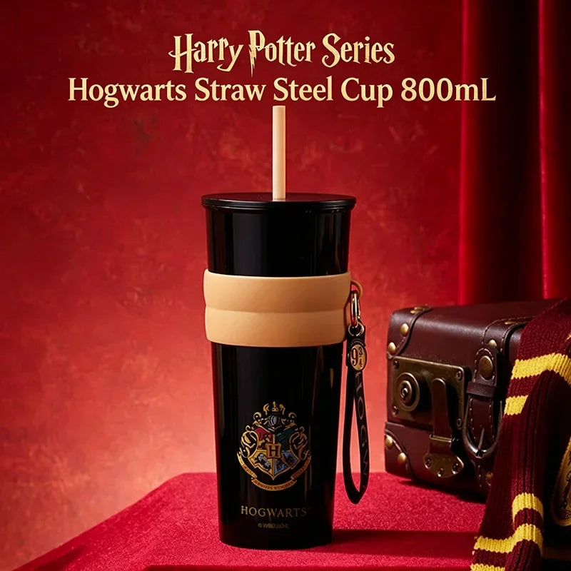 Wizard School Insulated Tumbler | 800ml Stainless Straw Cup Mugs & Drinkware - The Eezee Shop
