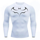 Bat Print Compression T-Shirt | Men's Running & Gym Tee Gym & Compression Wear - The Eezee Shop