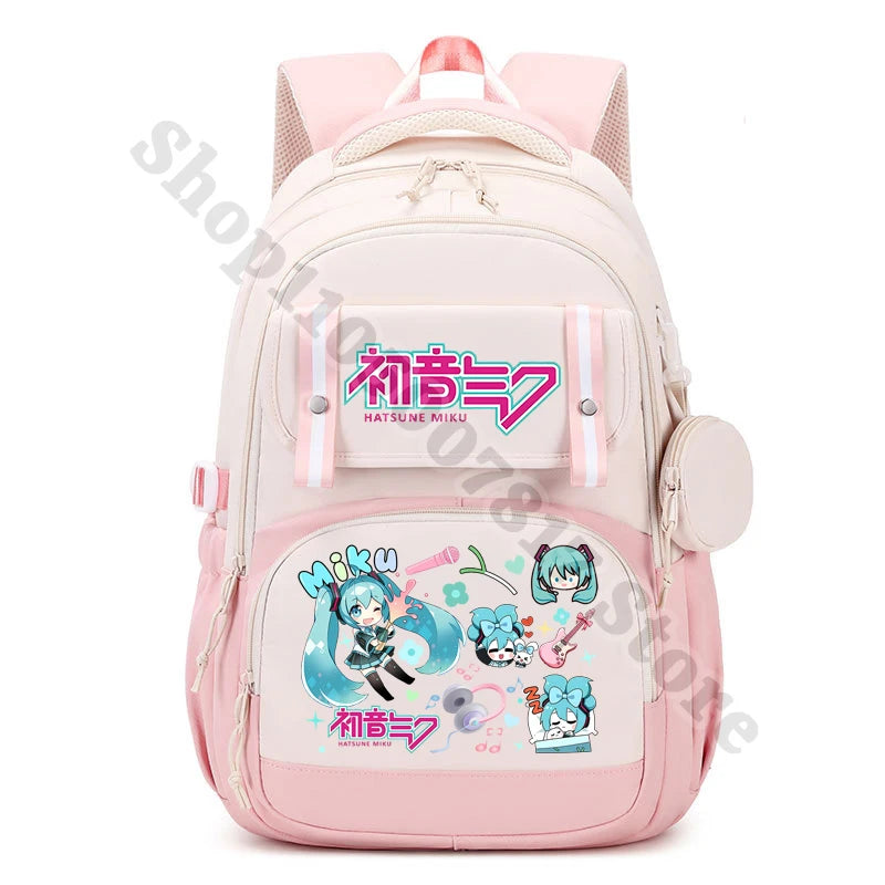 Hatsune Miku Kids Backpack | Cute Large Capacity School Bag Backpacks - The Eezee Shop