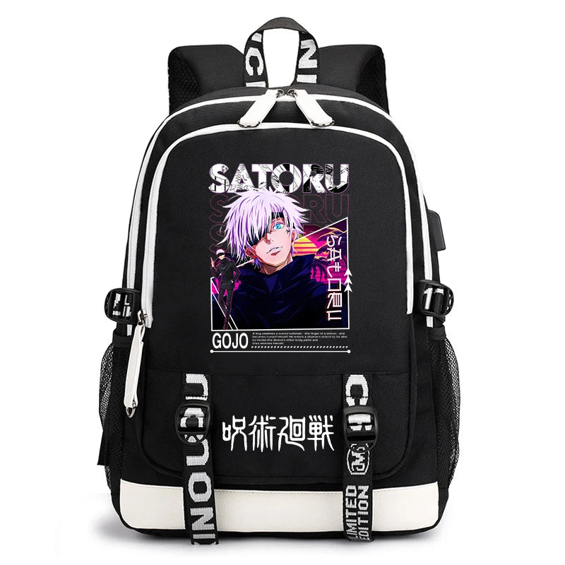 Jujutsu Kaisen Student Backpack | Lightweight Anime Daypack Backpacks - The Eezee Shop