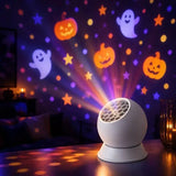 Halloween LED Projector Light | Pumpkin, Ghost & Star Patterns Halloween Lights - The Eezee Shop