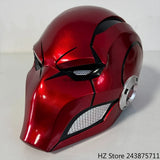 Red Hood Metallic Helmet | Deluxe Cosplay Prop with Eye Detail Cosplay Masks & Helmets - The Eezee Shop