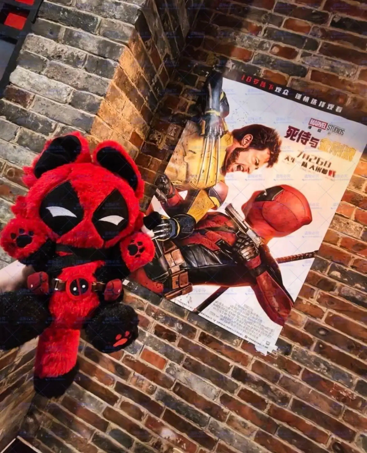 Deadpool Cat Plush | 30cm Stuffed Pillow Doll Plush Toys - The Eezee Shop