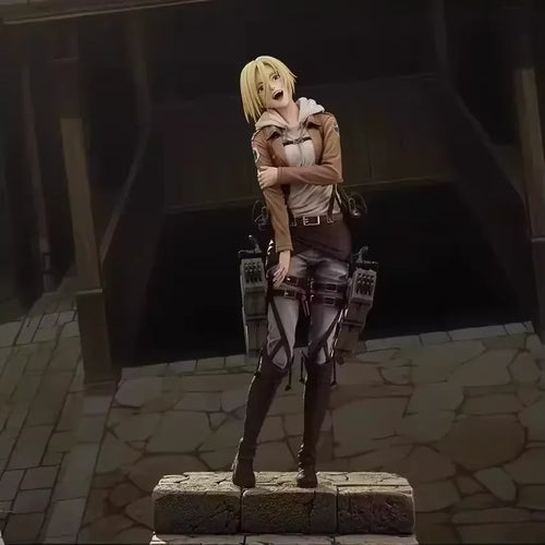 28cm Anime Attack On Titan Annie Leonhart Pvc Action Figures Window Other - The Eezee Shop