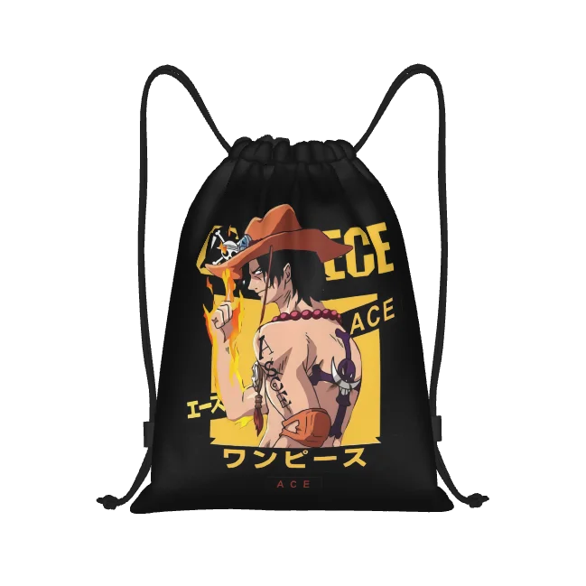 One Piece Drawstring Bag | Waterproof Luffy & Zoro Gym Sack Bags - The Eezee Shop