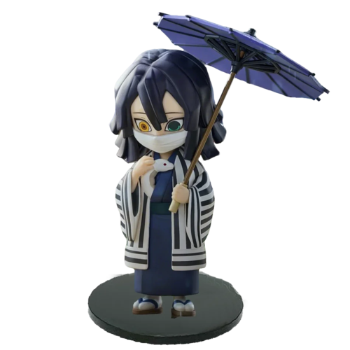 Demon Slayer Plum Rain Figure Kimetsu No Yaiba Anime Action Doll Collectible Statue Anime Figure - The Eezee Shop