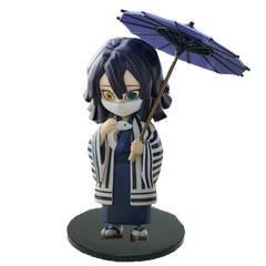 Demon Slayer Plum Rain Figure Kimetsu No Yaiba Anime Action Doll Collectible Statue Anime Figure - The Eezee Shop