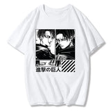 Levi Ackerman Attack on Titan Anime Graphic Streetwear Tee Anime Tshirts - The Eezee Shop