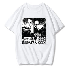 Levi Ackerman Attack on Titan Summer T-Shirt New Anime Graphic Streetwear Tee for Men Anime Tshirts - The Eezee Shop