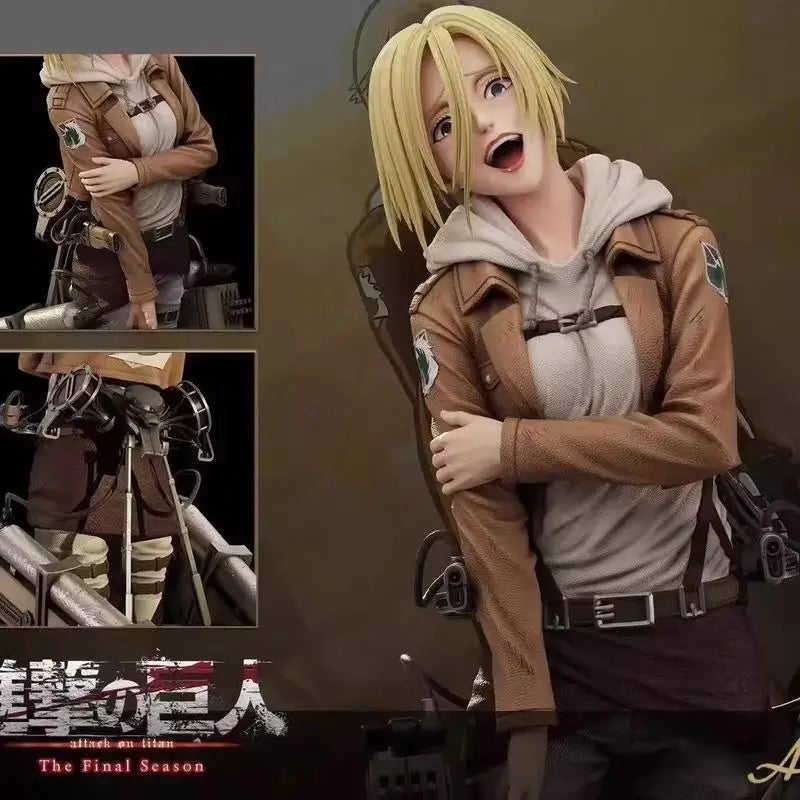 28cm Anime Attack On Titan Annie Leonhart Pvc Action Figures Window Other - The Eezee Shop